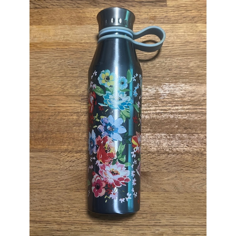 The Pioneer Woman 18oz Stainless Steel Water Bottle Floral Insulated WM1639D